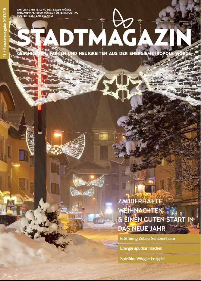 Stadtmagazin Dezember 2017 / Jänner 2018
