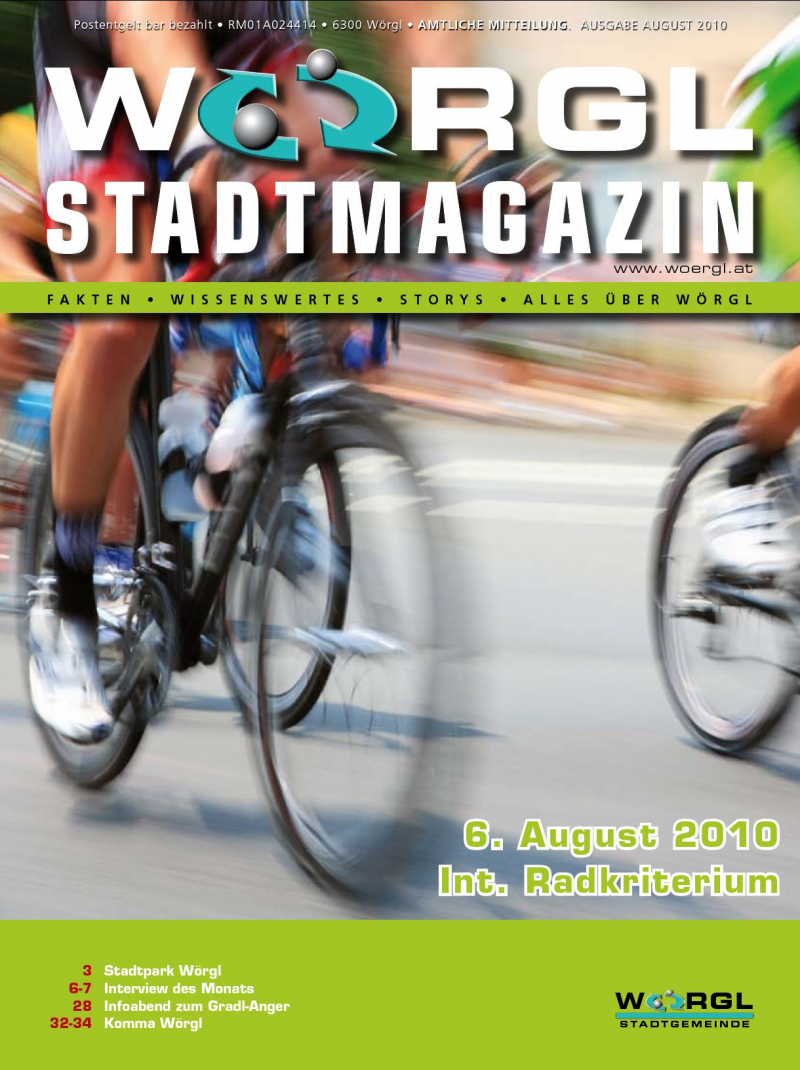 Wörgler Stadtmagazin August 2010