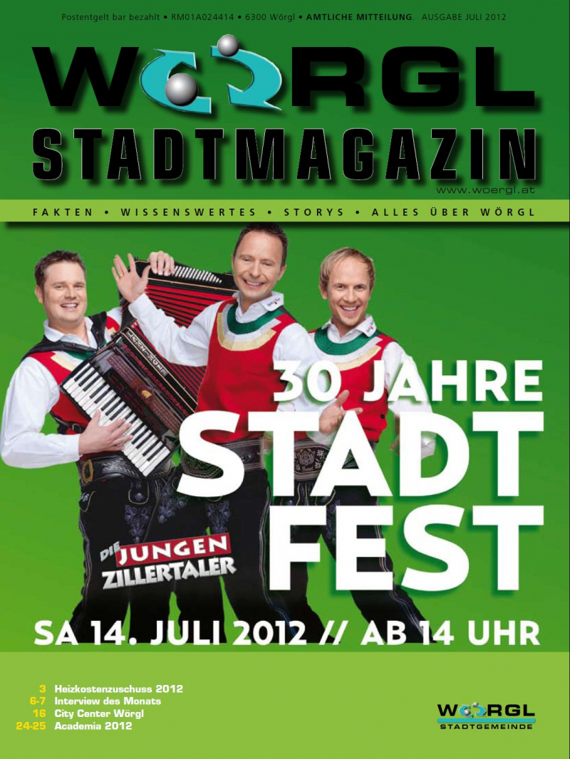 Wörgler Stadtmagazin Juli 