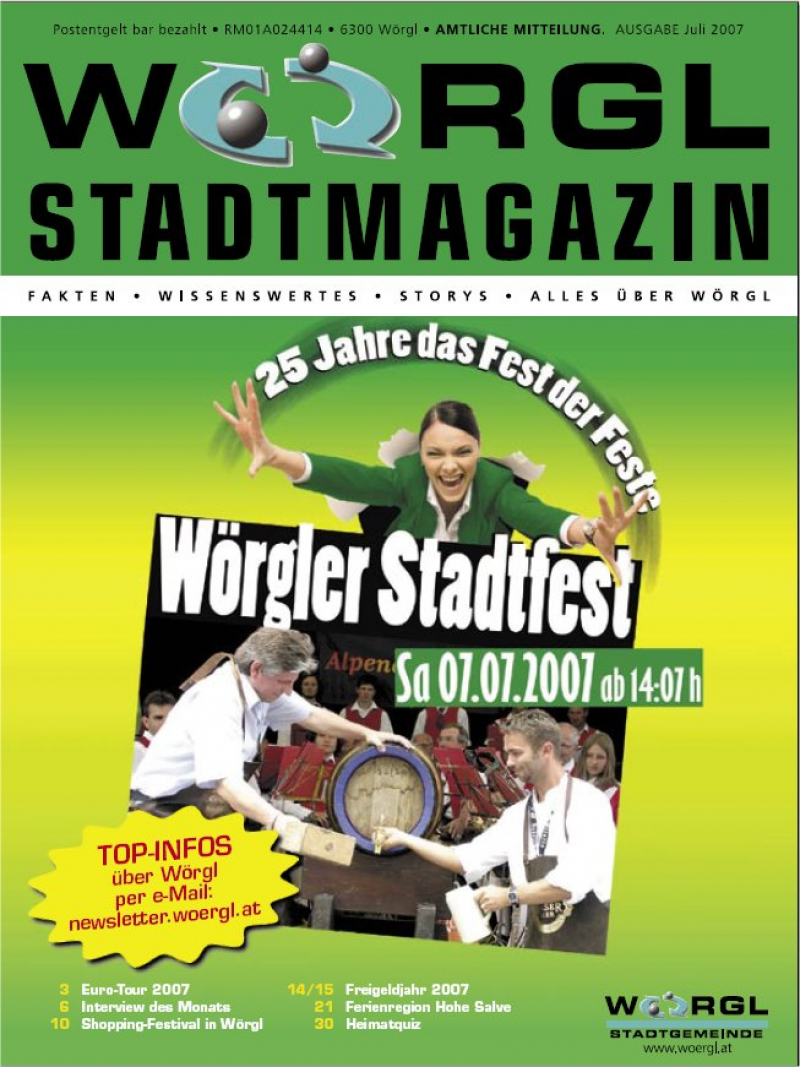 Wörgler Stadtmagazin Juli 2007