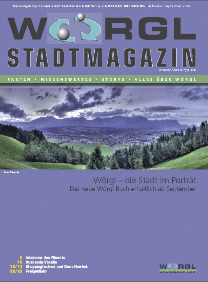 Wörgler Stadtmagazin September 2007