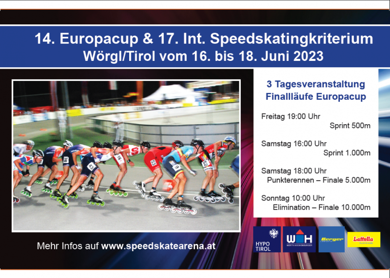 14. Europacup & 17. Int. Speedskatingkriterium