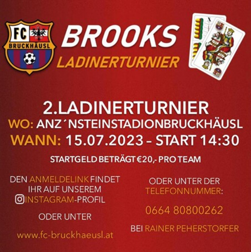 2. Ladinerturnier - BROOKS 2. Ladinerturnier - BROOKS