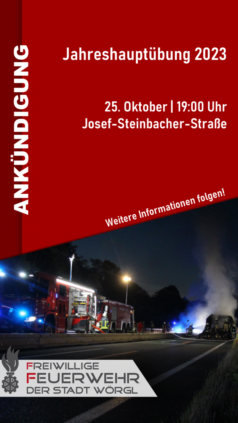 Jahreshauptübung | FF Wörgl