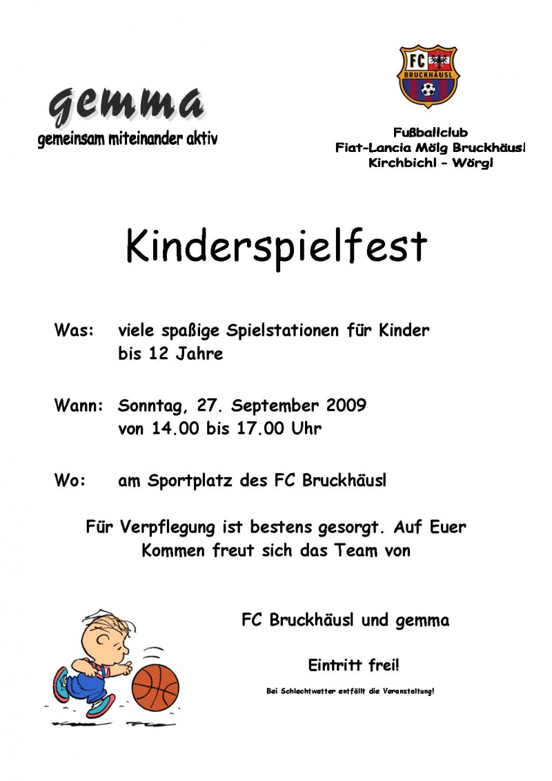 Kinderspielfest Bruckhäusl