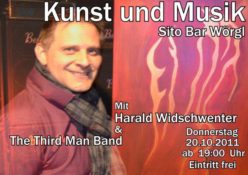 Kunst und Musik mit Harald Widschwenter&TheThirdManBand Kunst und Musik mit Harald Widschwenter&TheThirdManBand