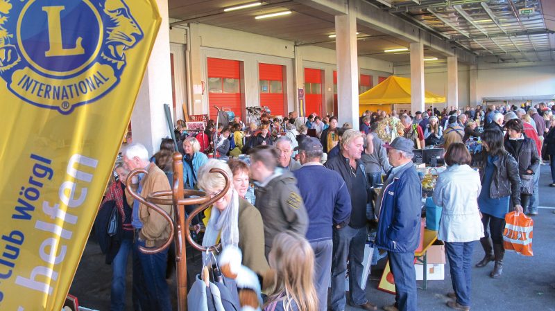 LIONS-Club Wörgl lädt zum Trödelmarkt