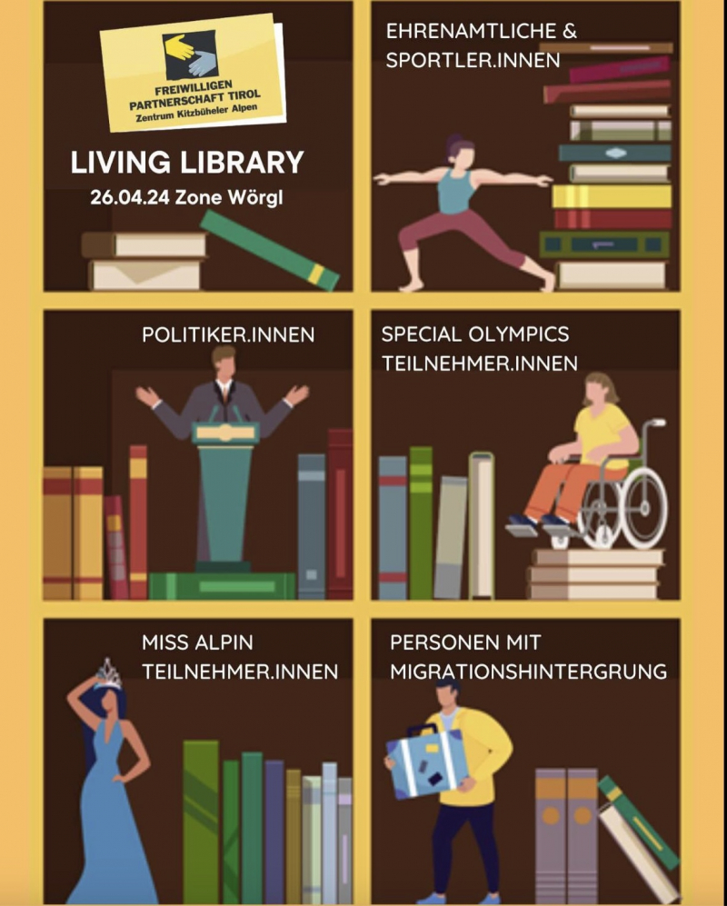 Living Library! - powered by Freiwilligenzentrum Tirol