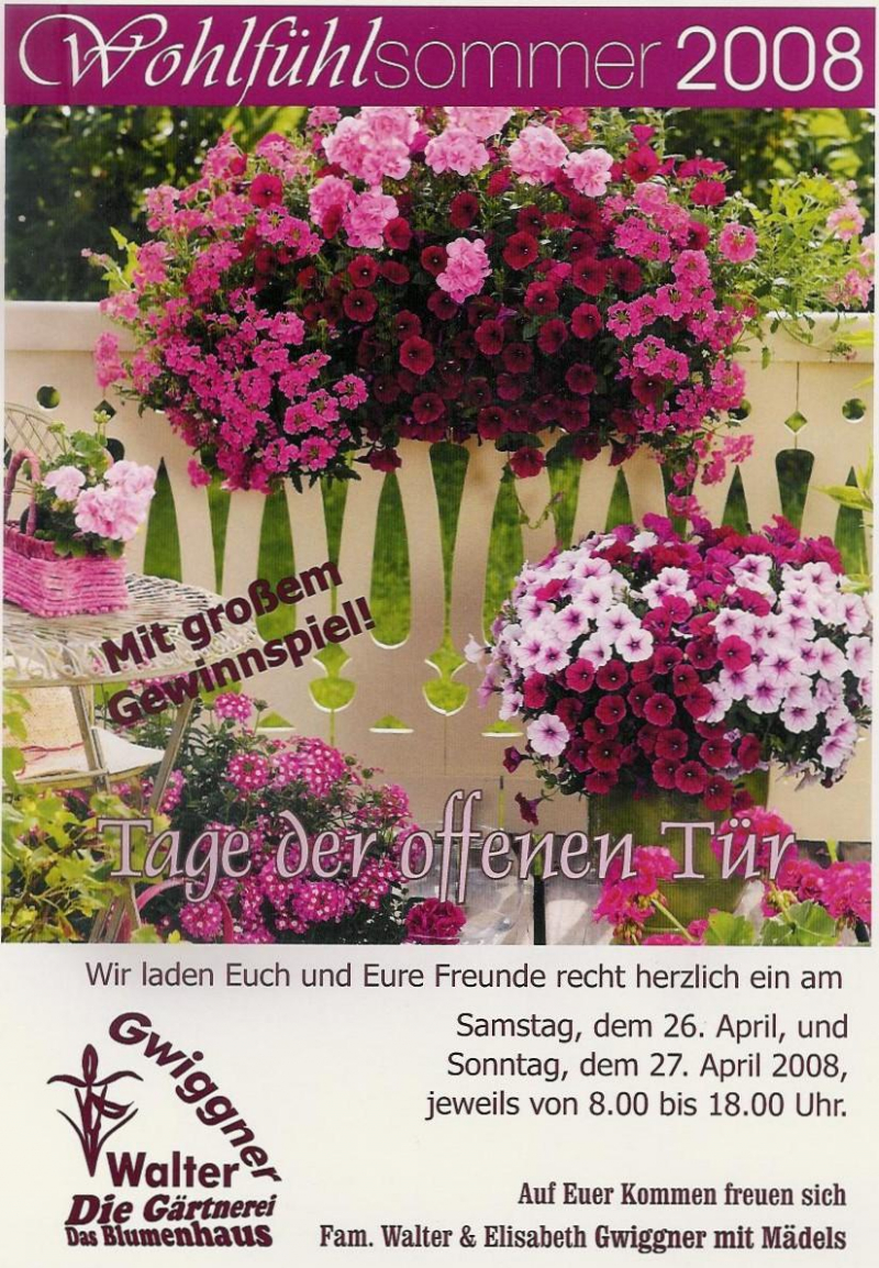 Blumenhaus Walter Gwiggner  Die Gärtnerei - Das Blumenhaus