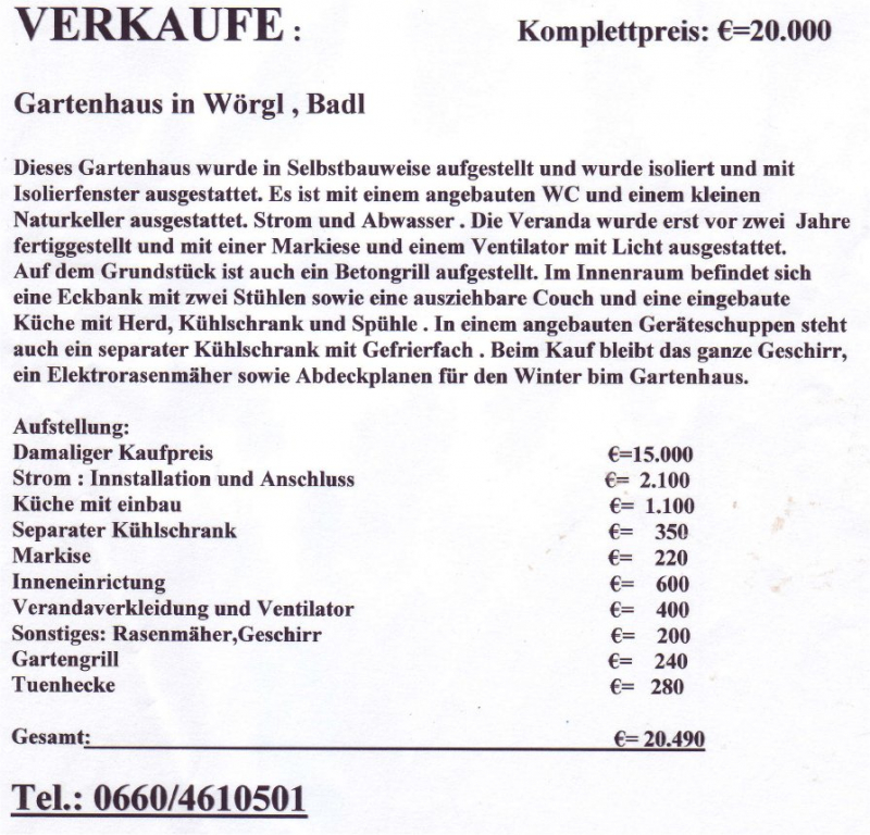 Angebot Angebot