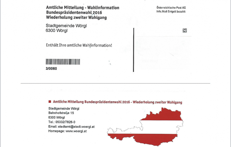Muster Wahlkarte Muster Wahlkarte
