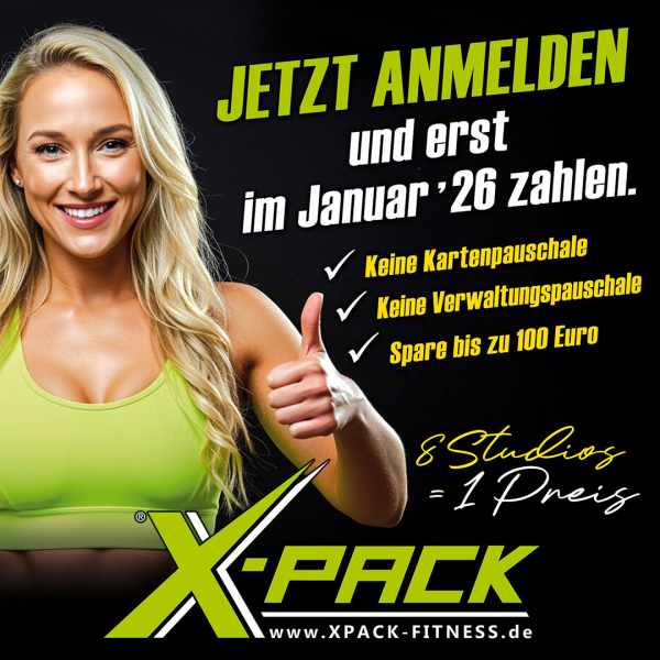 Jetzt anmelden und erst im Januar 26 zahlen