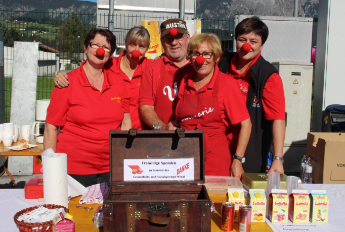 Das Team des Gesundheits- und Sozialsprengel Wörgl war für die Verpflegung zuständig