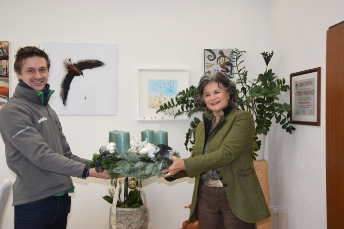 Adventgruß von bellaflora