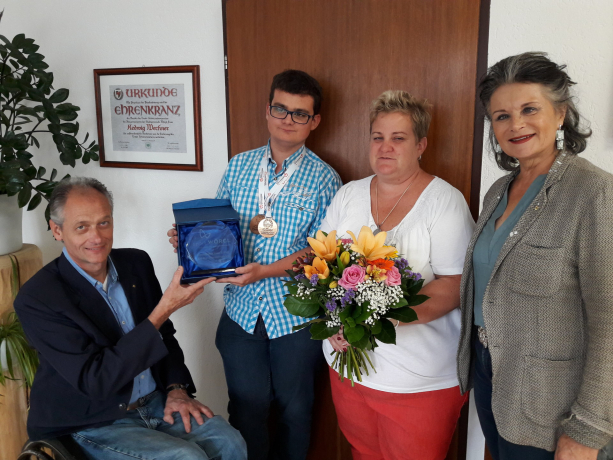 Alexander Strasser zeigte bei den Special Olympics Österreich auf