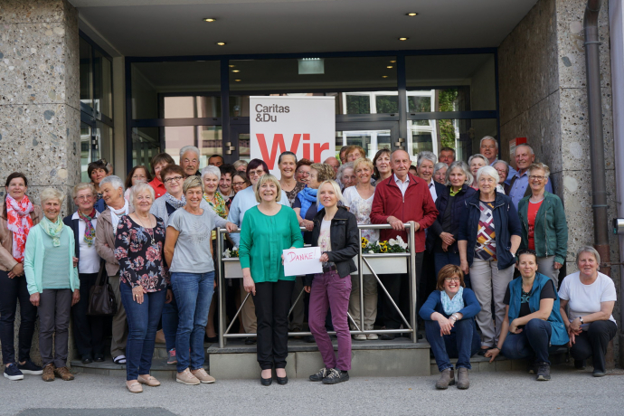 Caritas: 50 HaussammlerInnen kamen zum Dankestreffen nach Wörgl