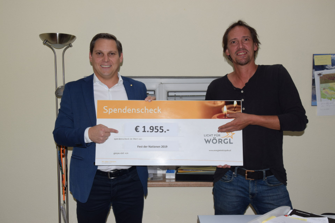 Fest der Nationen 2019 spendet € 1.955,-