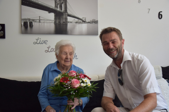 Fit wie ein Turnschuh: Hildegard Scherer ist 90