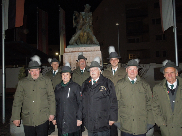 Gedenken an die Bombenopfer