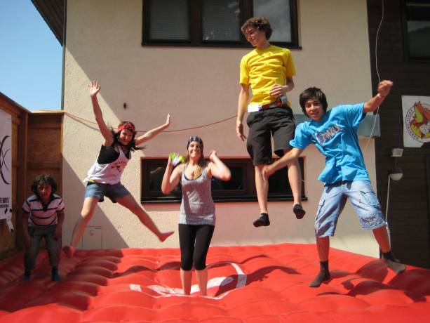 Das Airtramp von Agitatio war DER Renner beim ZONE-Fest