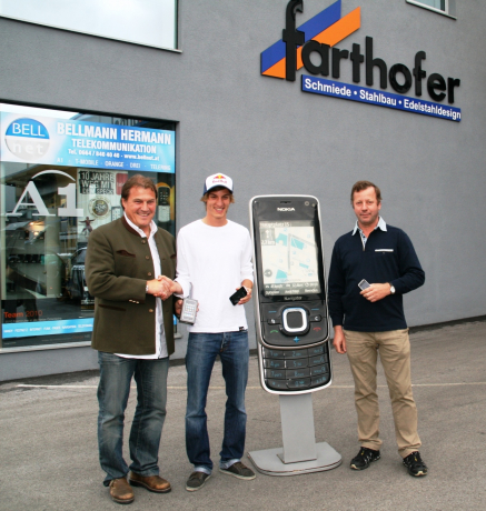 Hermann Bellmann, Greogor Schlierenzauer und Helmut Farthofer Hermann Bellmann, Greogor Schlierenzauer und Helmut Farthofer