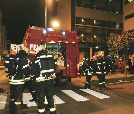 Jahreshauptübung der FF Wörgl mit einem Großaufgebot an Rettungskräften