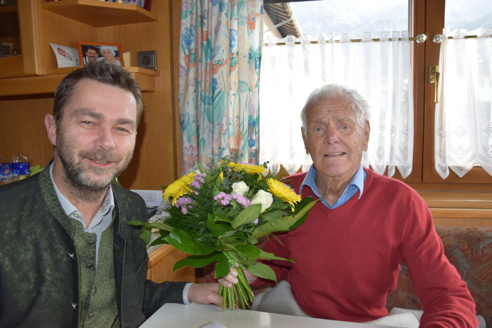 Josef Berger feiert 95. Geburtstag
