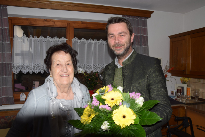 Maria Steiner schaut auf 90 Jahre zurück Maria Steiner schaut auf 90 Jahre zurück