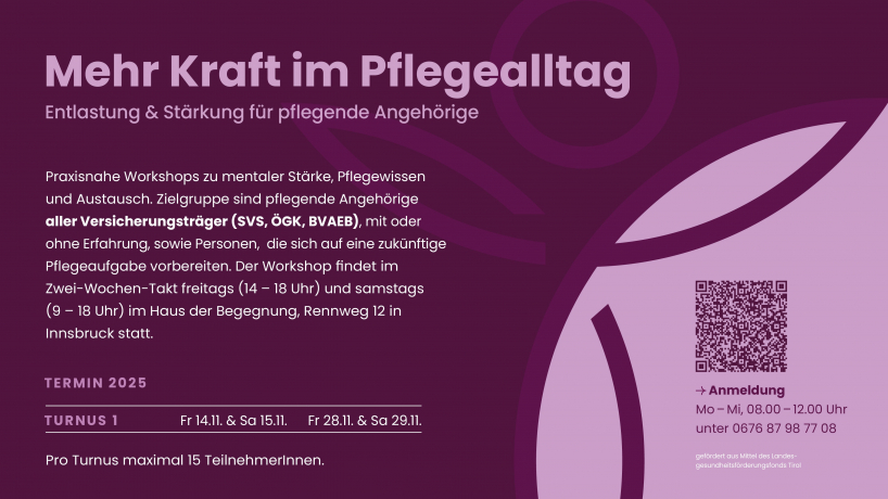 Mehr Kraft im Pflegealltag Mehr Kraft im Pflegealltag