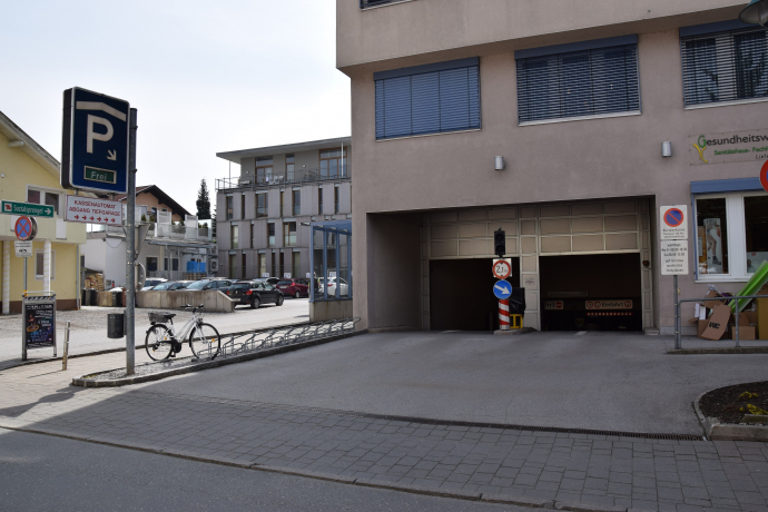 Neue Kurzparkzone in der Zentrumsgarage