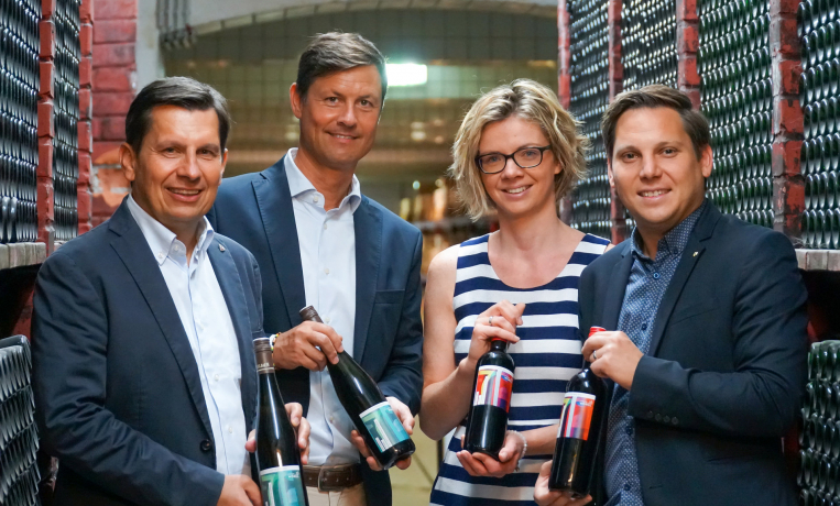 v.l.n.r. Dipl.-Bw. (FH) Christoph Morandell, Mag. Mario Morandell, Sarah Peherstorfer, NAbg. Christian Kovacevic v.l.n.r. Dipl.-Bw. (FH) Christoph Morandell, Mag. Mario Morandell, Sarah Peherstorfer, NAbg. Christian Kovacevic