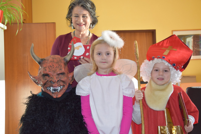 Nikolaus besuchte Bürgermeisterin Nikolaus besuchte Bürgermeisterin