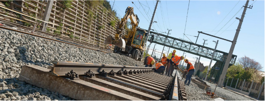 ÖBB arbeitet an den Gleisanlagen