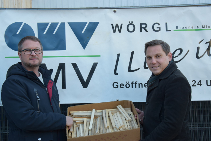 OMV spendet für Licht für Wörgl OMV spendet für Licht für Wörgl