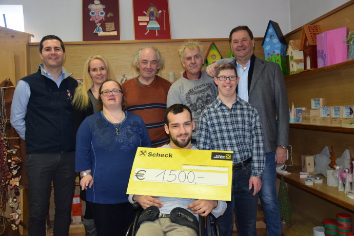 Spende für Lebenshilfe Wörgl