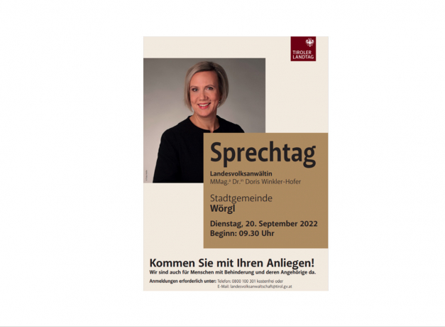 Sprechtageankündigung Sprechtageankündigung