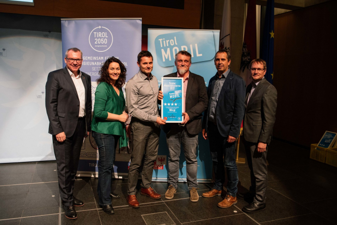 Stadt Wörgl erhält Tiroler Mobilitätsauszeichnung 2019