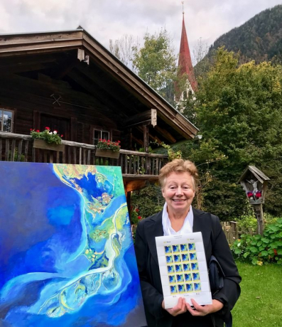 Stoffelhäusl-Briefmarke 2017 von Wörgler Malerin 