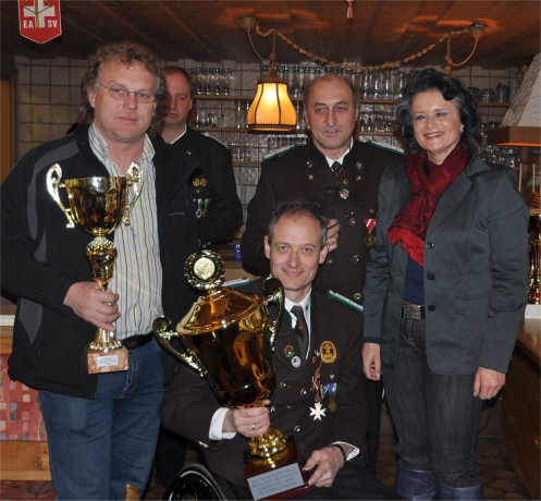 Sieger Herrenklasse mit OSHM Bauhofer Alfred und Bürgermeisterin Hedi Wechner Sieger Herrenklasse mit OSHM Bauhofer Alfred und Bürgermeisterin Hedi Wechner