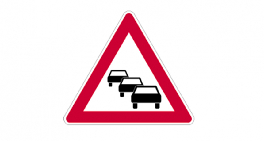 Verkehrsbehinderung Verkehrsbehinderung