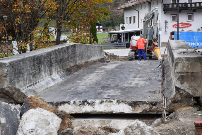 Verkehrsbehinderungen durch Brückensanierungen in Wörgl