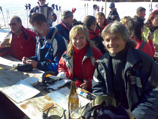 Delegation aus Albrechtice auf der Jochhütte