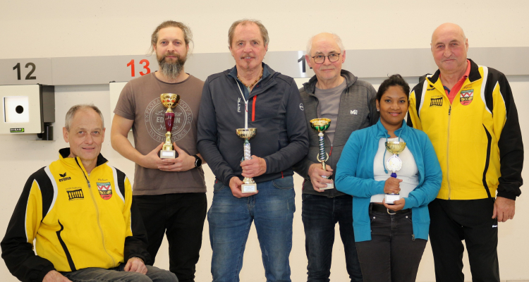 Bild: OSM Huber Aufschnaiter, die Gildenmeister Peter Bauhofer, Rainer Ledermair, Reinhard Entner und Amita Entner, SR Alfred Bauhofer Bild: OSM Huber Aufschnaiter, die Gildenmeister Peter Bauhofer, Rainer Ledermair, Reinhard Entner und Amita Entner, SR Alfred Bauhofer