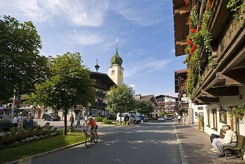 Dorfansicht Westendorf Sommer