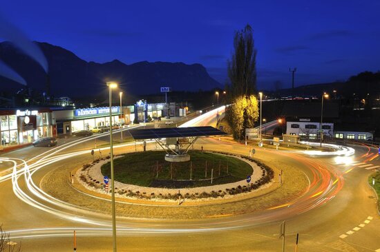Photovoltaikmover Kreisverkehr Werlberger in Wörgl
