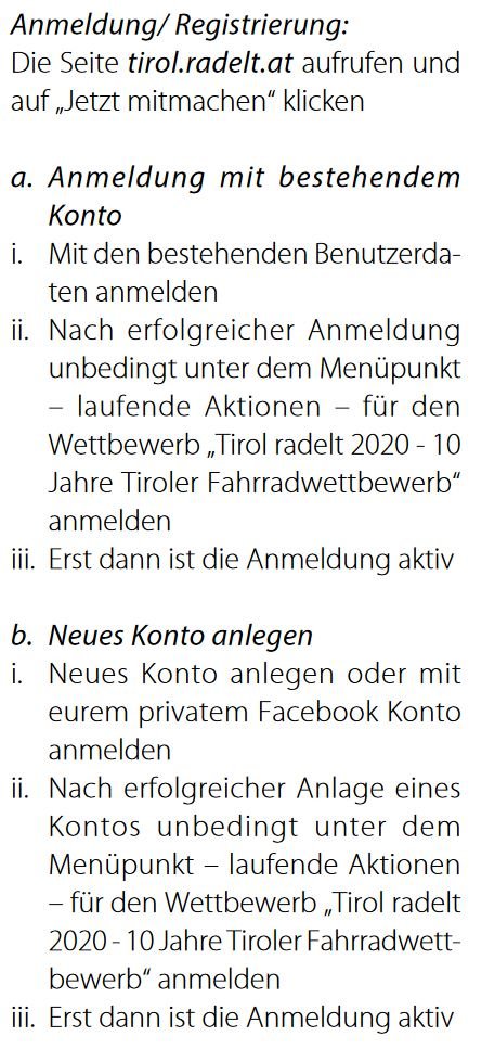 Tiroler Fahrradwettbewerb Jetzt Noch Anmelden Newsarchiv News Aktuelles Kundl Rathaus Vivomondo