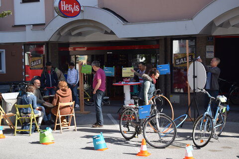 Aktionismus in der Bahnhofstraße