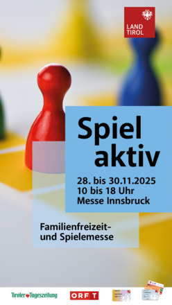 Anküdigung Familienfreizeit- und Spielemesse Spielaktiv 