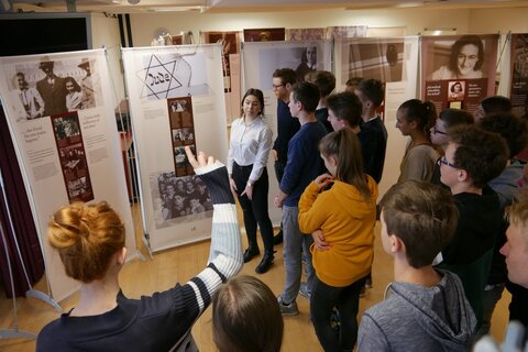 Anne Frank-Ausstellung in Wörgl.