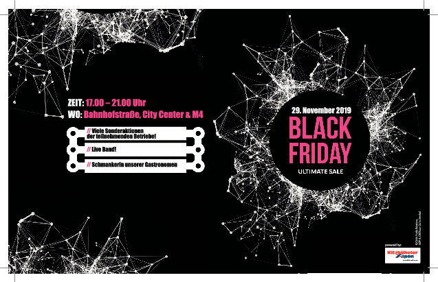 BLACK FRIDAY – ein „Must“ für Trendsetter und Schnäppchenjäger BLACK FRIDAY – ein „Must“ für Trendsetter und Schnäppchenjäger